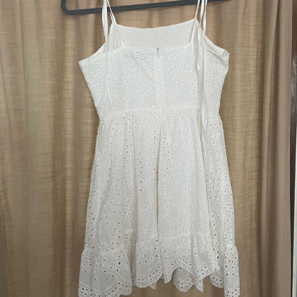 Shein white eyelet sundress. Perfect condition, never worn .size Medium